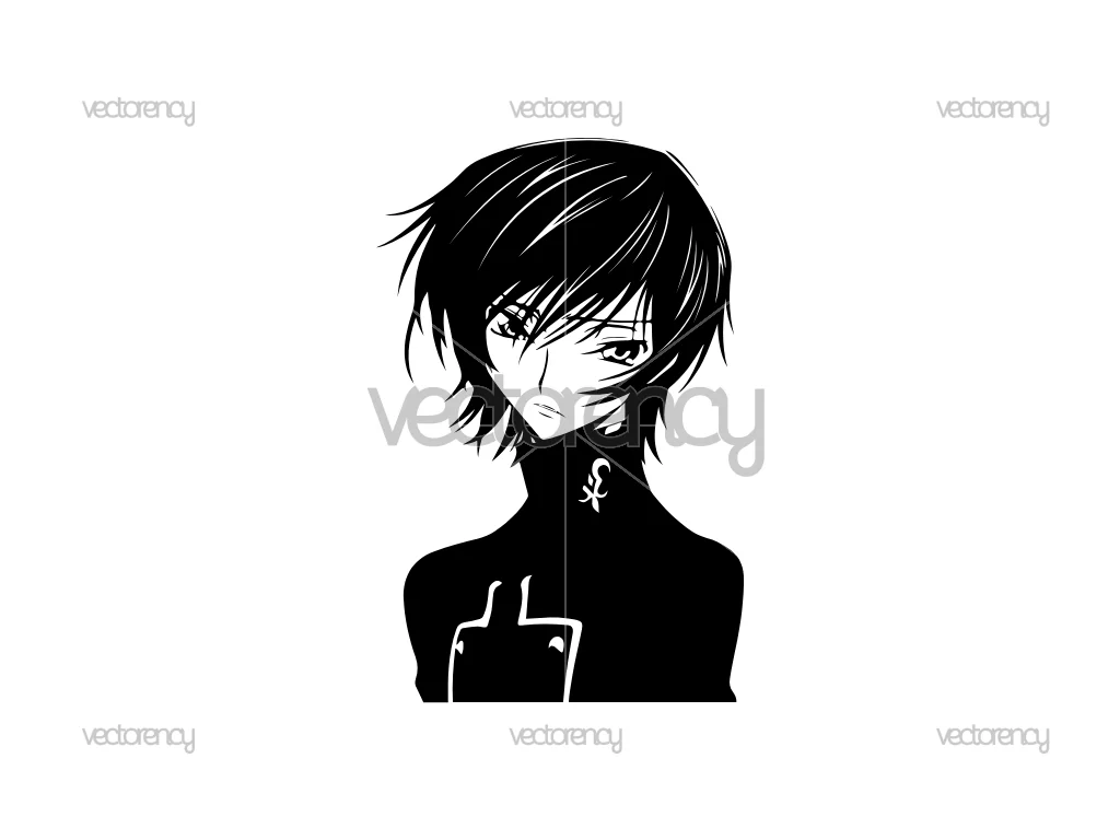Lelouch Lamperouge Code Geass SVG