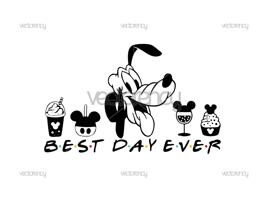 Best Day Ever Drinks And Foods Pluto PNG