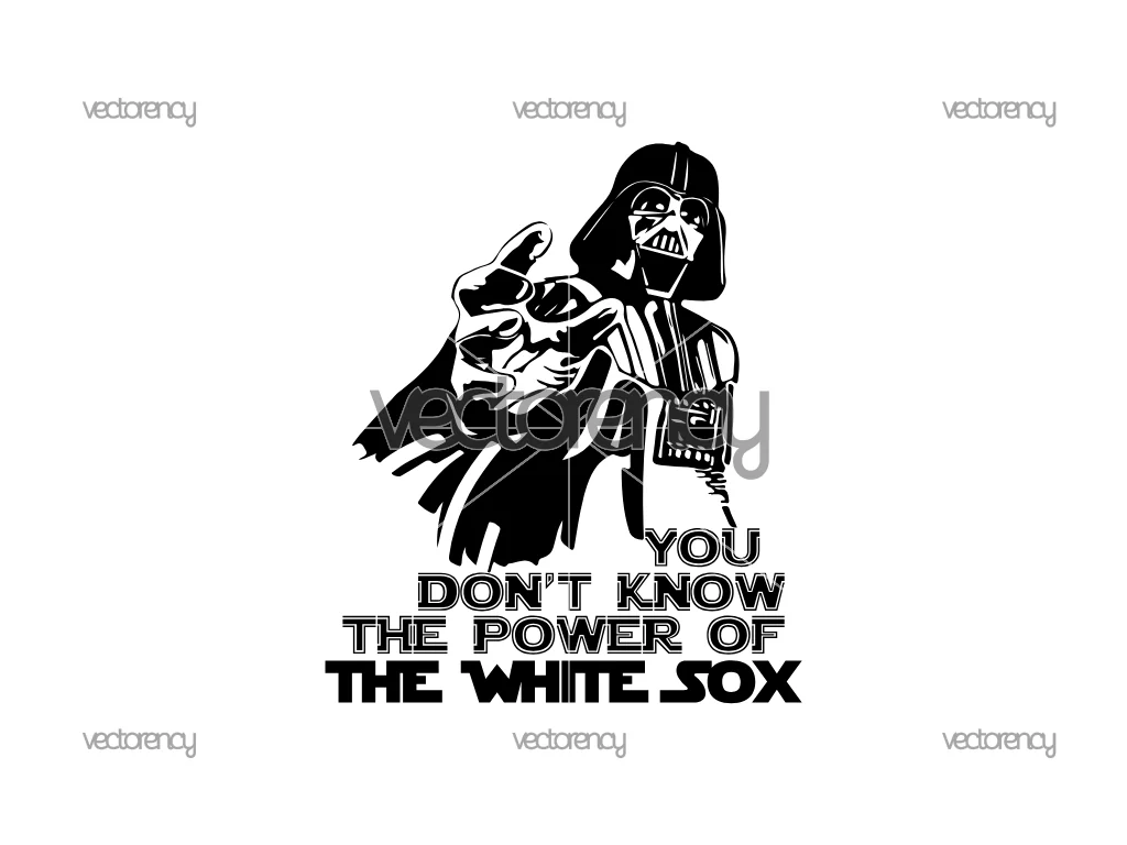 Darth Vader Chicago White Sox SVG PNG