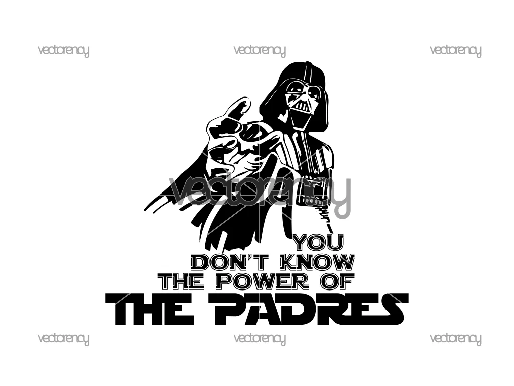 Darth Vader San Diego Padres SVG