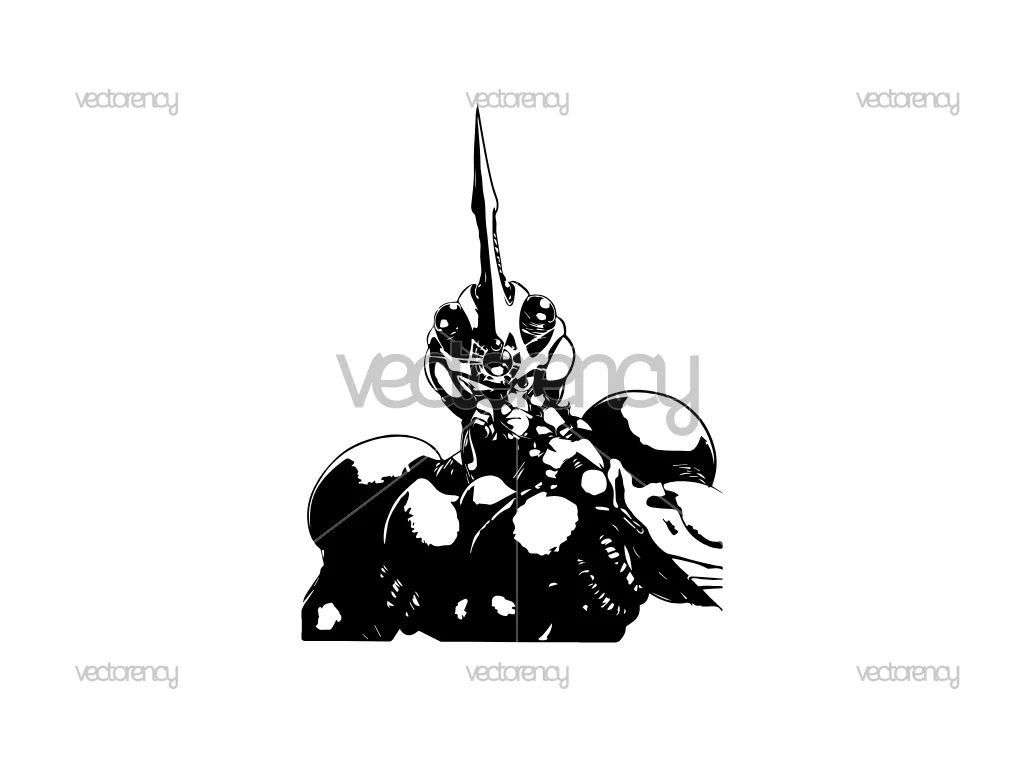 Guyver Bio Booster Armor Anime Vector SVG
