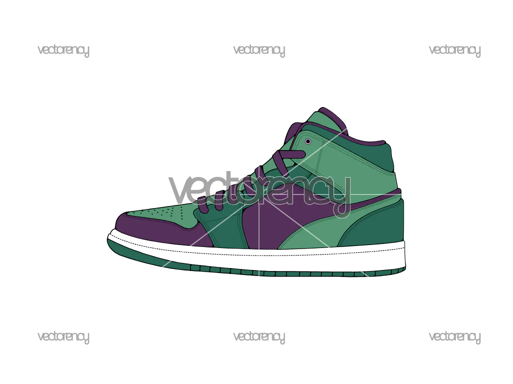 Sneaker Jordan 8 Vector SVG