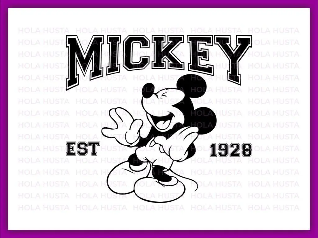 Mickey Mouse Est 1928 SVG Family Trip | Vectorency