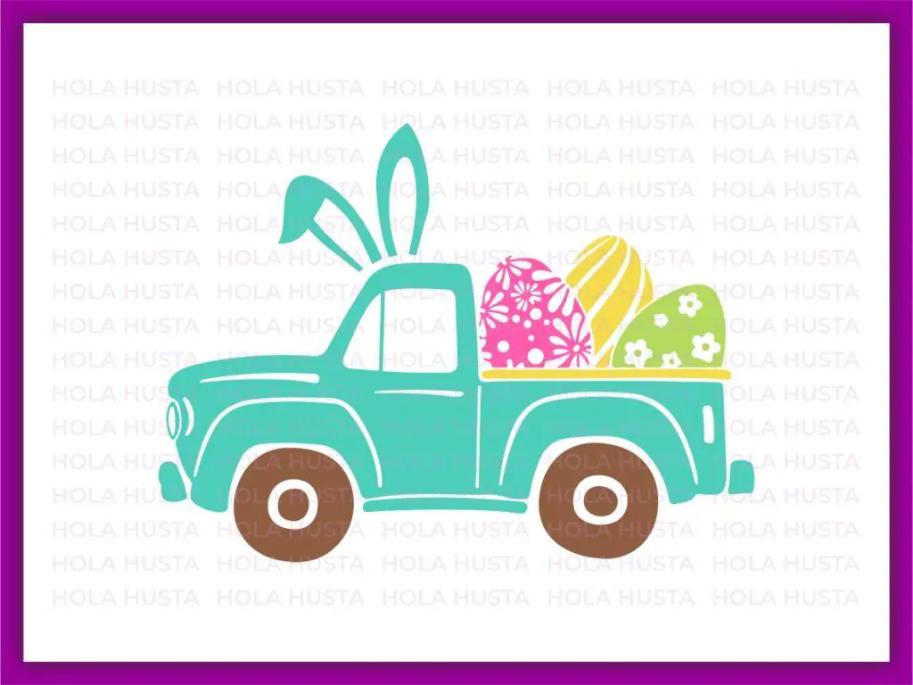 Promo Mouse Easter Truck Svg Easter Day Clip Art