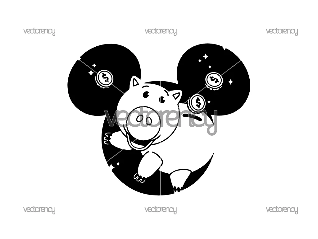 Toy story Hamm SVG