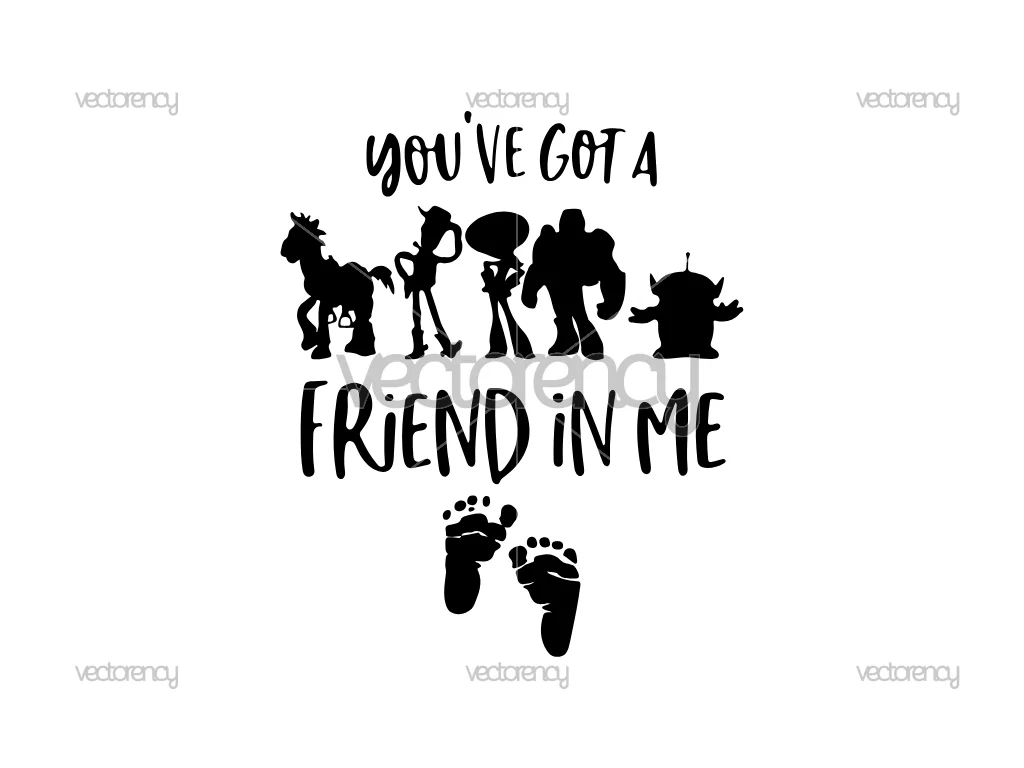 You've Got a Friend in Me Wild Trip Safari Mode Family Vacation SVG Vector