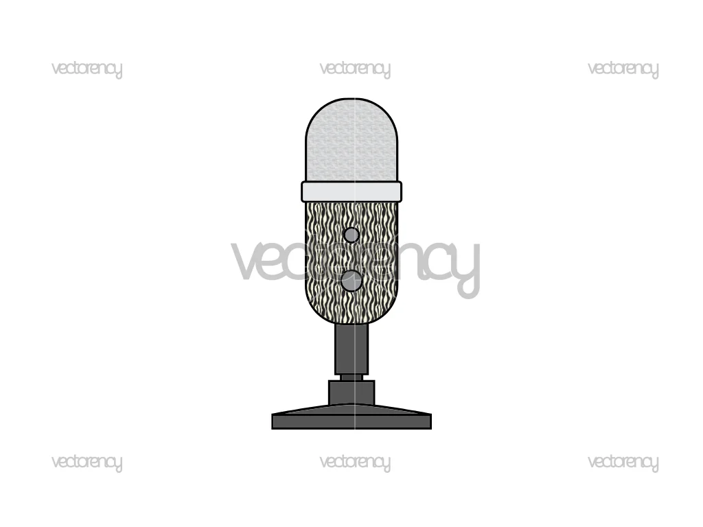 Condenser Microphone SVG
