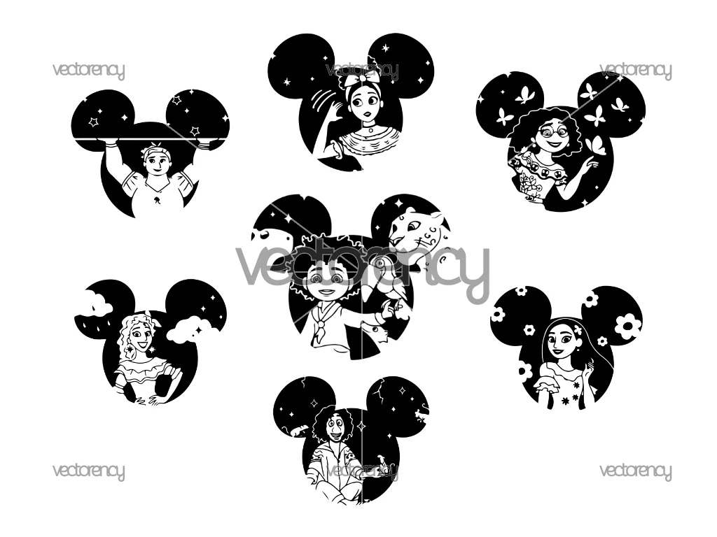 Charm Bundle Outline Silhouette PNG