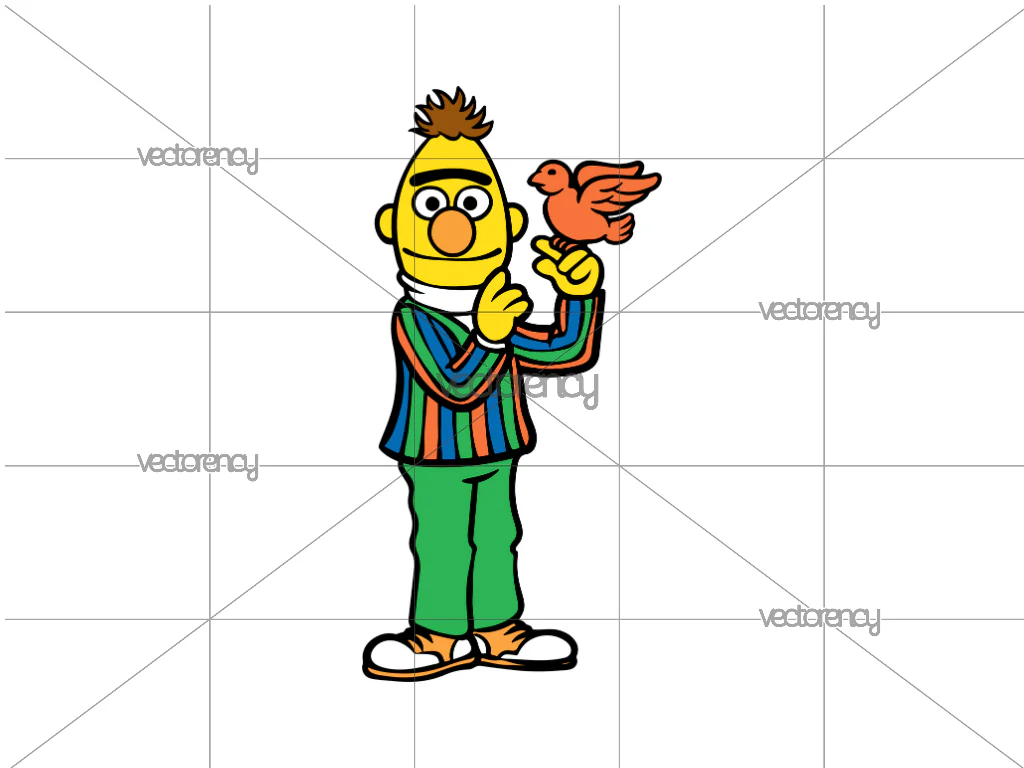 Sesame Street Bert Vector Download