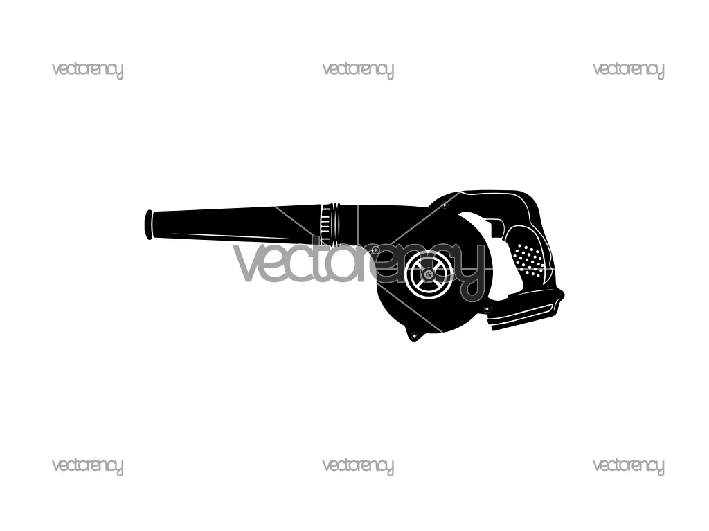 Blower Machine Blower Machine Silhouette SVG Vector