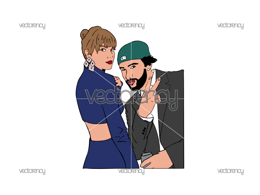 Bad Bunny Grammy Vector SVG