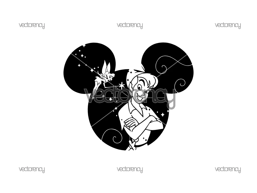 Peter Pan SVG Tinkerbell Vector