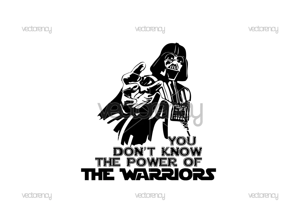 Darth Vader Golden State Warriors SVG PNG