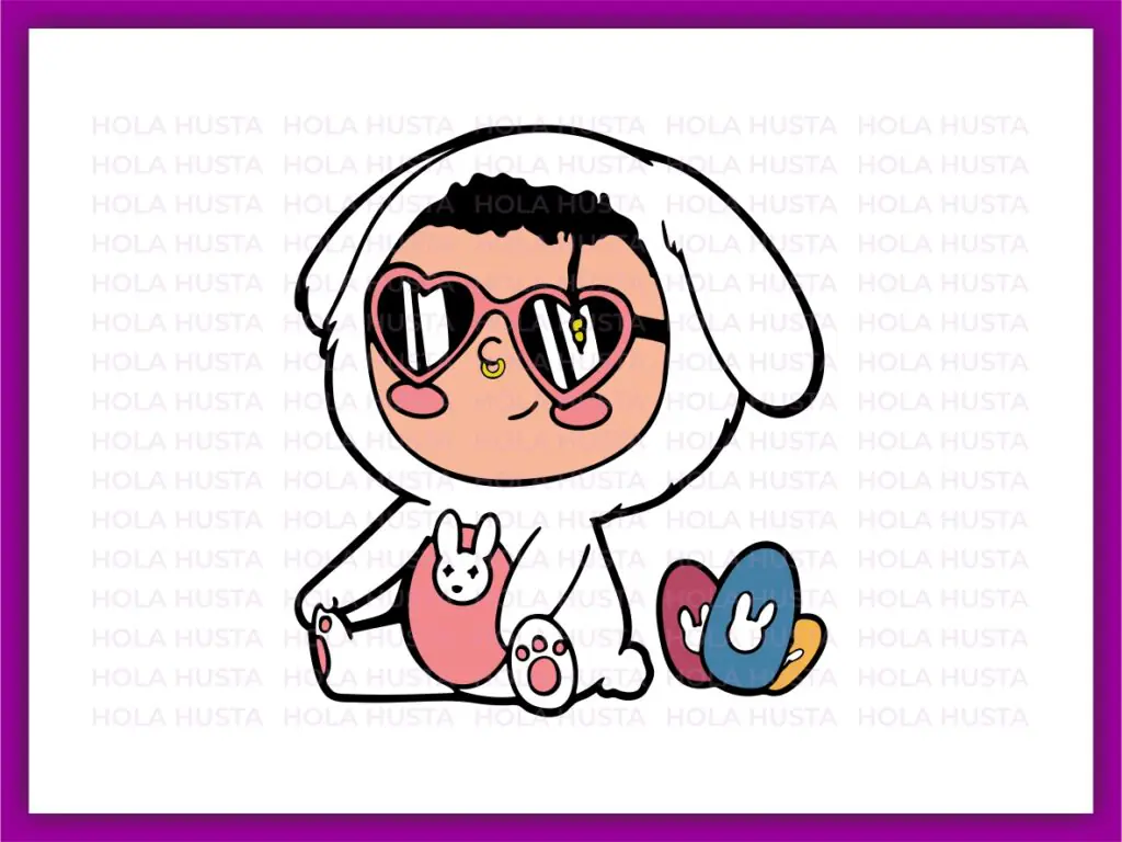 Baby Benito SVG Vector Balloon Bad Bunny Easter PNG