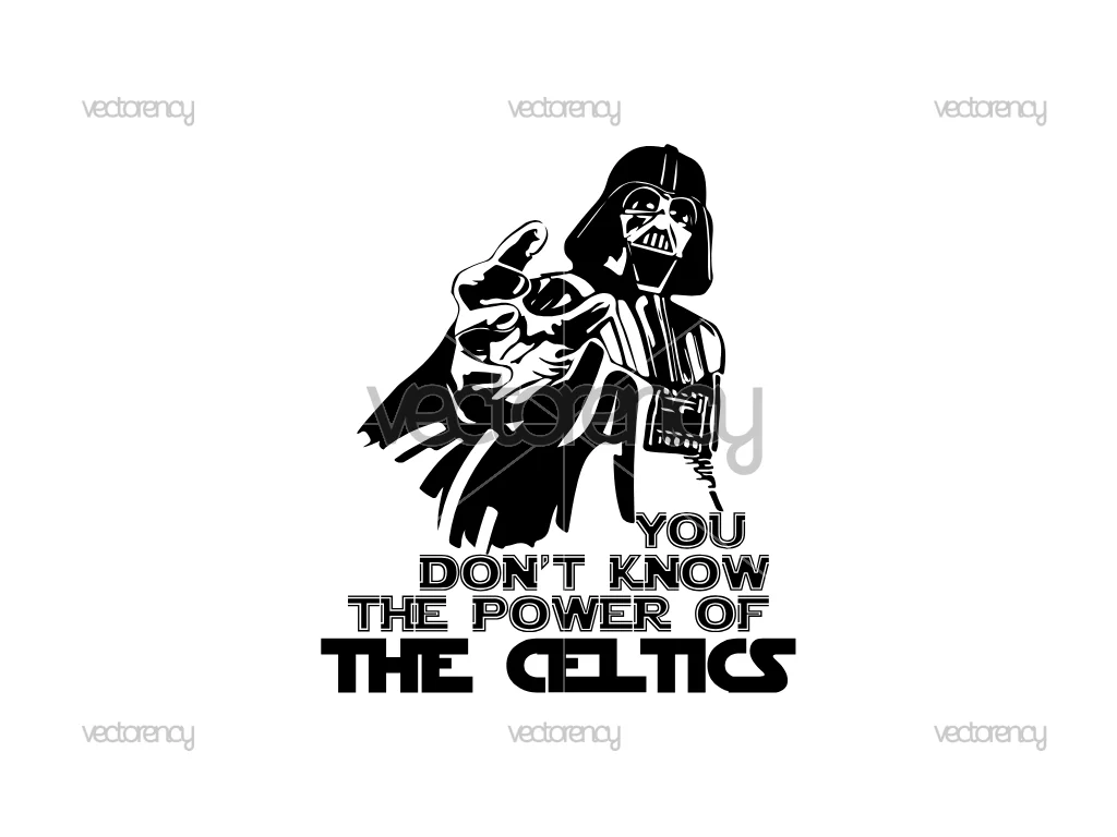 Darth Vader Boston Celtics SVG PNG