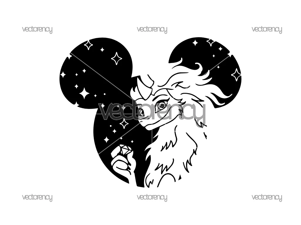 Sisu SVG Ears Raya And The Last Dragon EPS Vector Disney