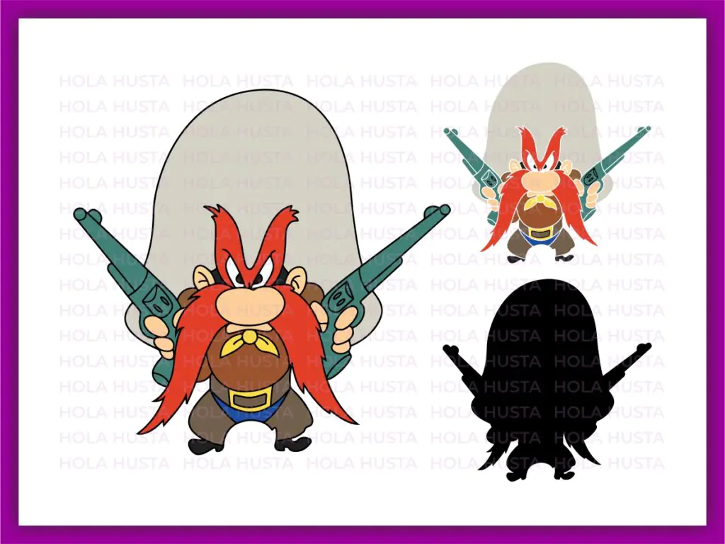 Yosemite Sam SVG, Vector Looney Tunes