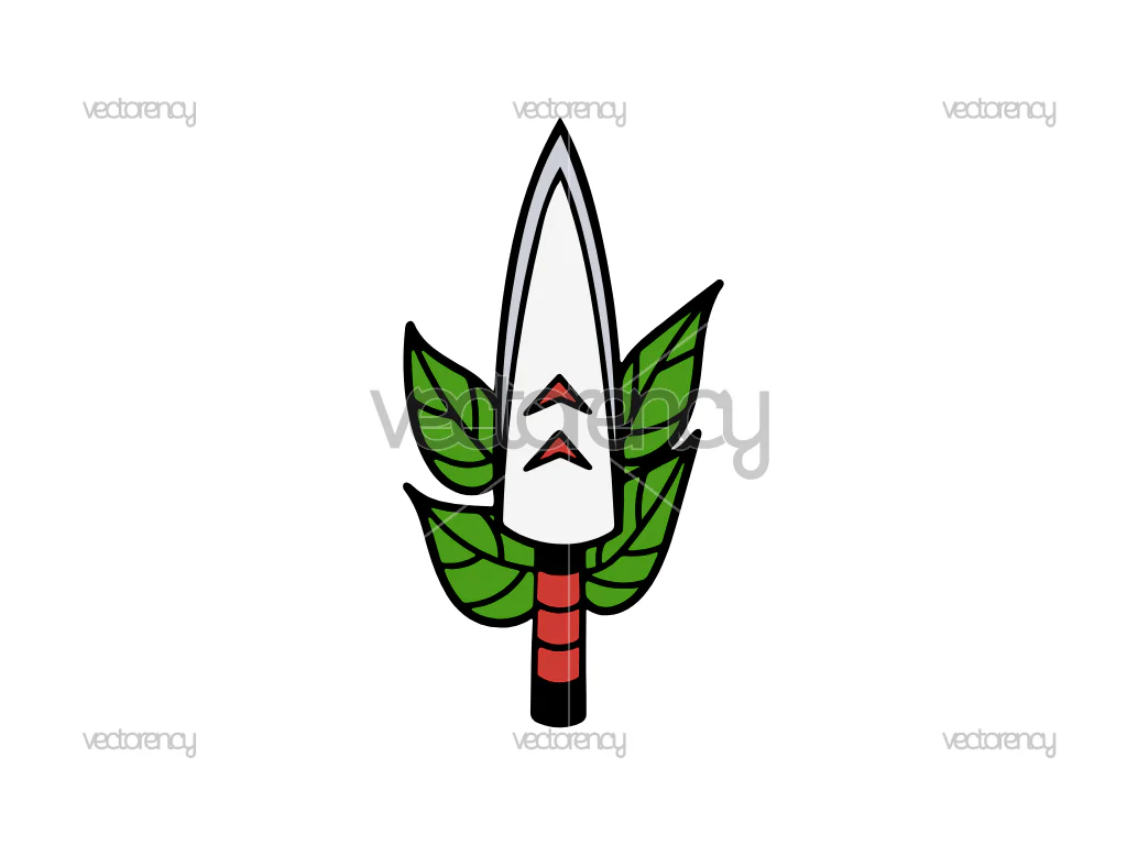 Mononoke Princess Knife Ghibli SVG
