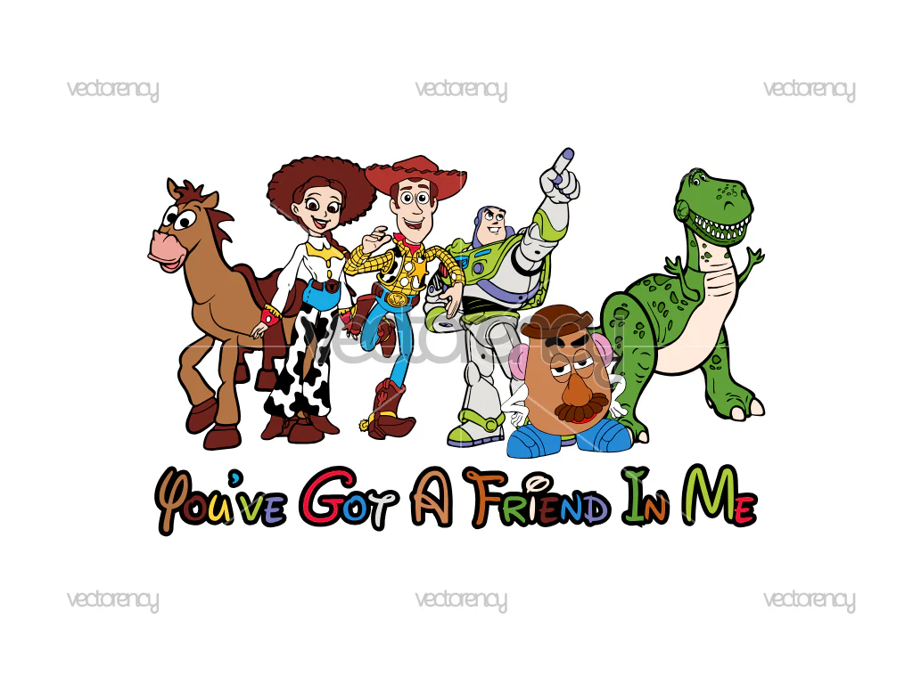 Toy Story Youve Got A Friend In Me SVG