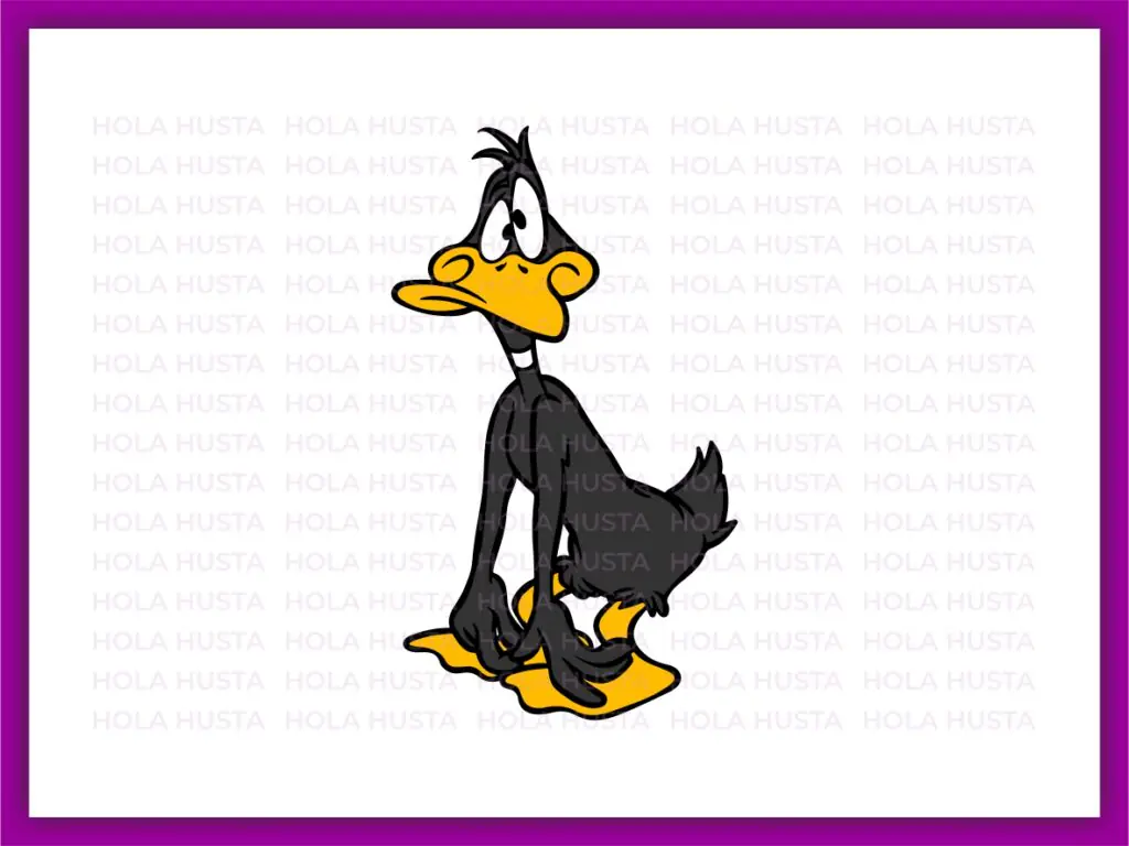 Very Frazzled Daffy Duck Vector