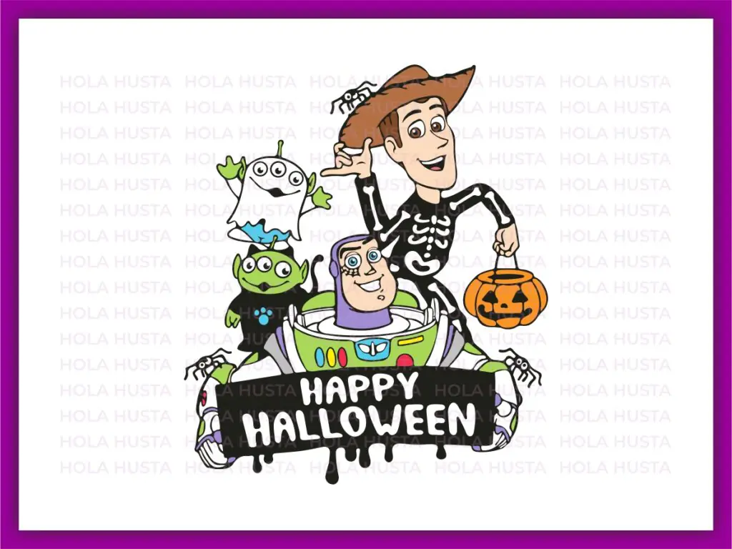 Toy Story Halloween SVG Disneyland Halloween Cricut PNG Transparent Vector