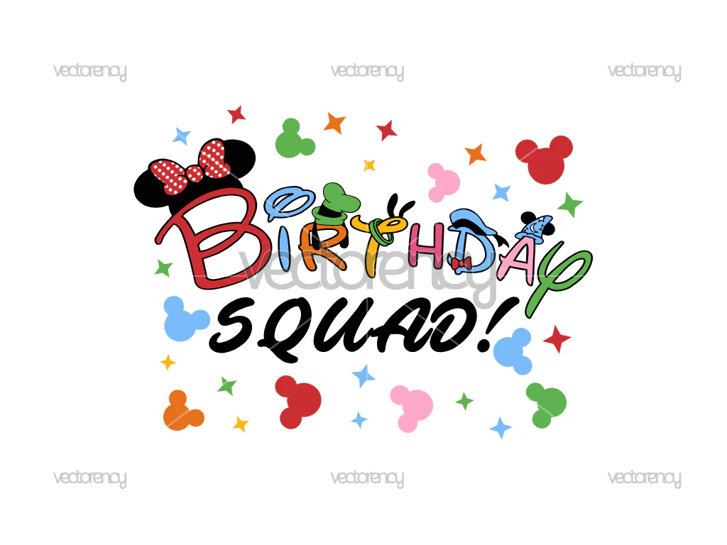 Birthday Squad Birthday Magical Birthday SVG PNG