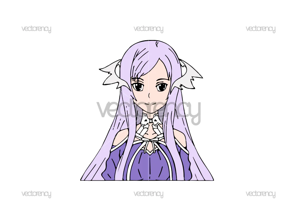 Quinella Sword Art Online Anime PNG Vector