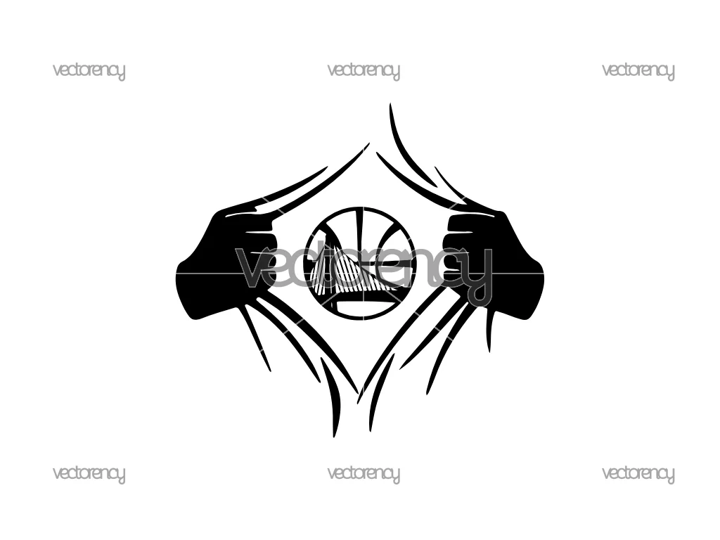 Golden State Warriors Superman Vector SVG