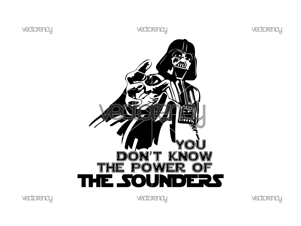Darth Vader Seattle Sounders SVG