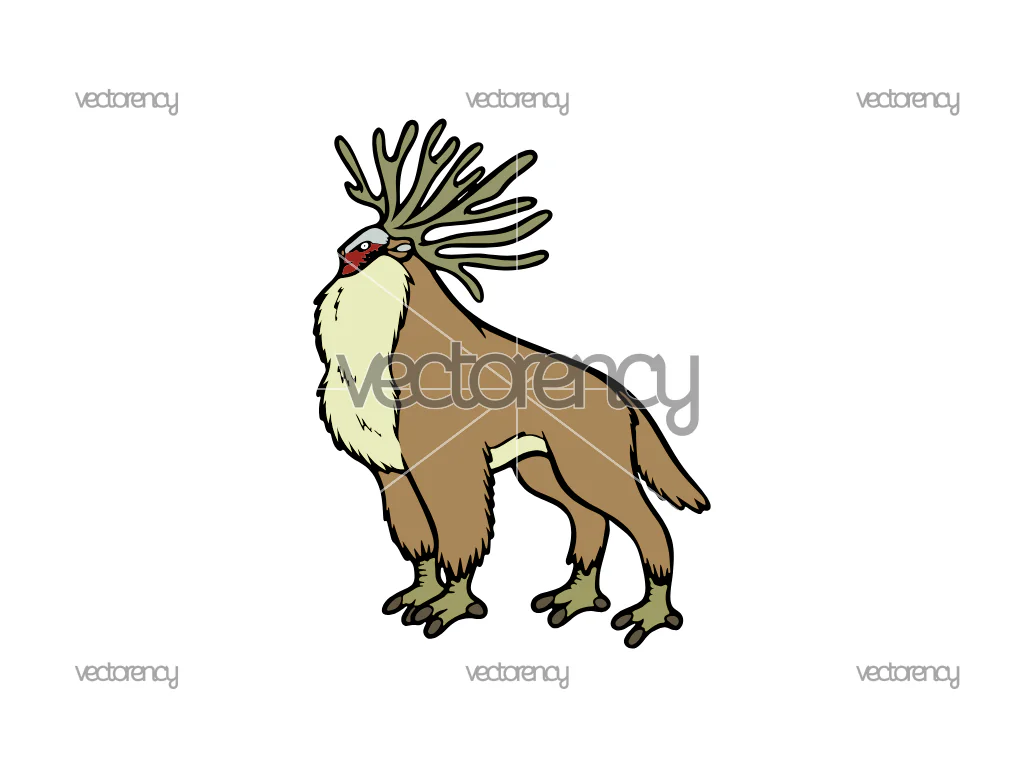 Forest Spirit Vector SVG Image