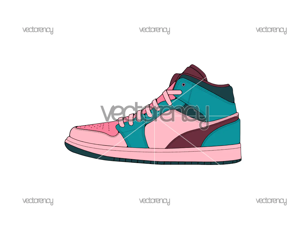 Sneaker Jordan 7 SVG Vector