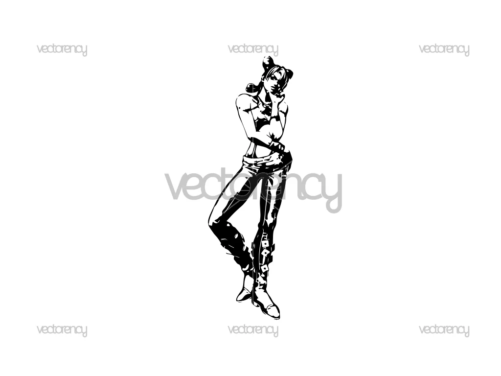 Jolyne Cujoh JoJos Bizarre Adventure Decal Sticker PNG