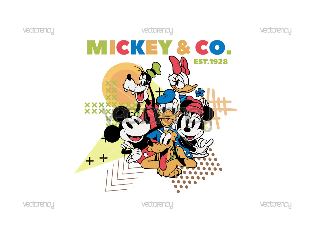 Mouse & Co. Est 1928 Vector SVG