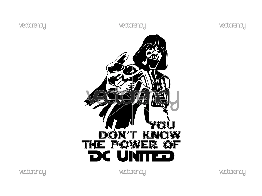 Darth Vader DC United SVG PNG