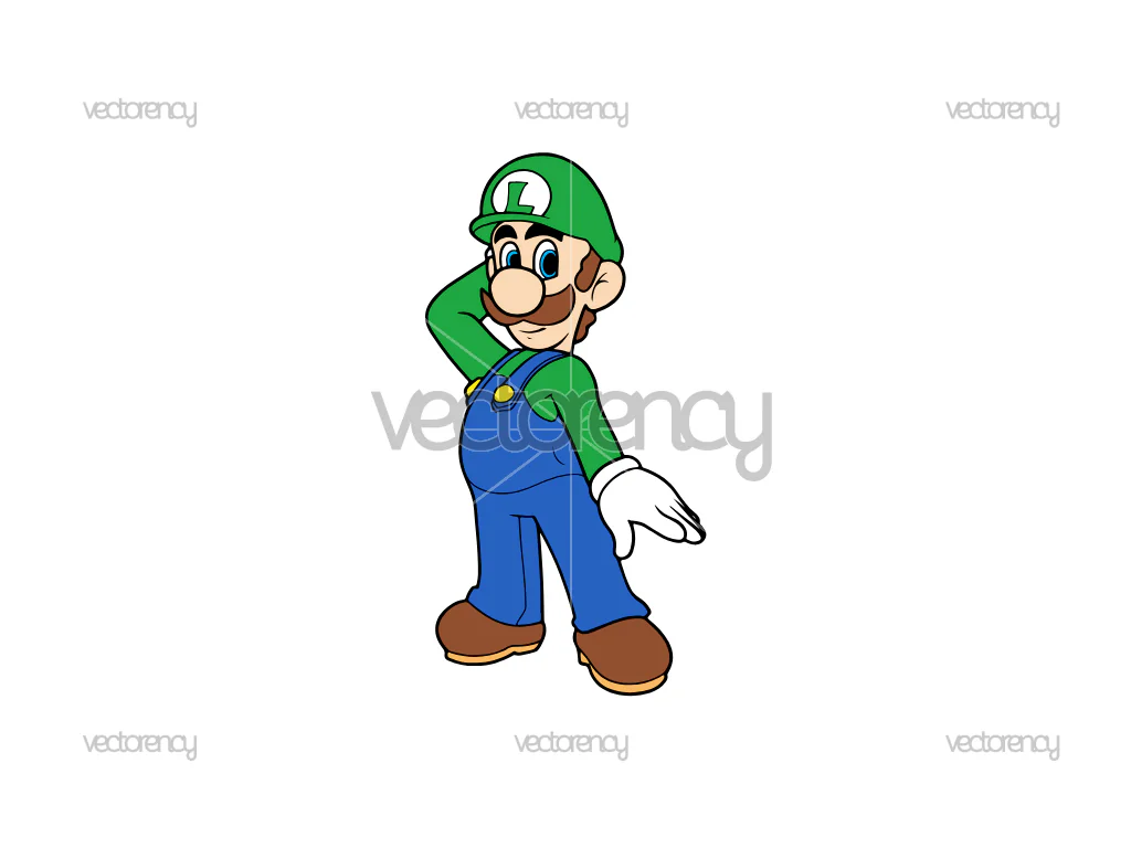 Mario Faithful Friend and Brother SVG PNG
