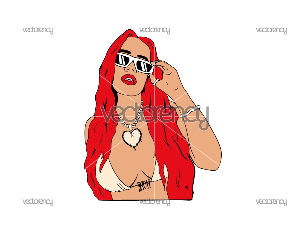 Karol G SVG Bichota SVG Vaquera Anahi Vector