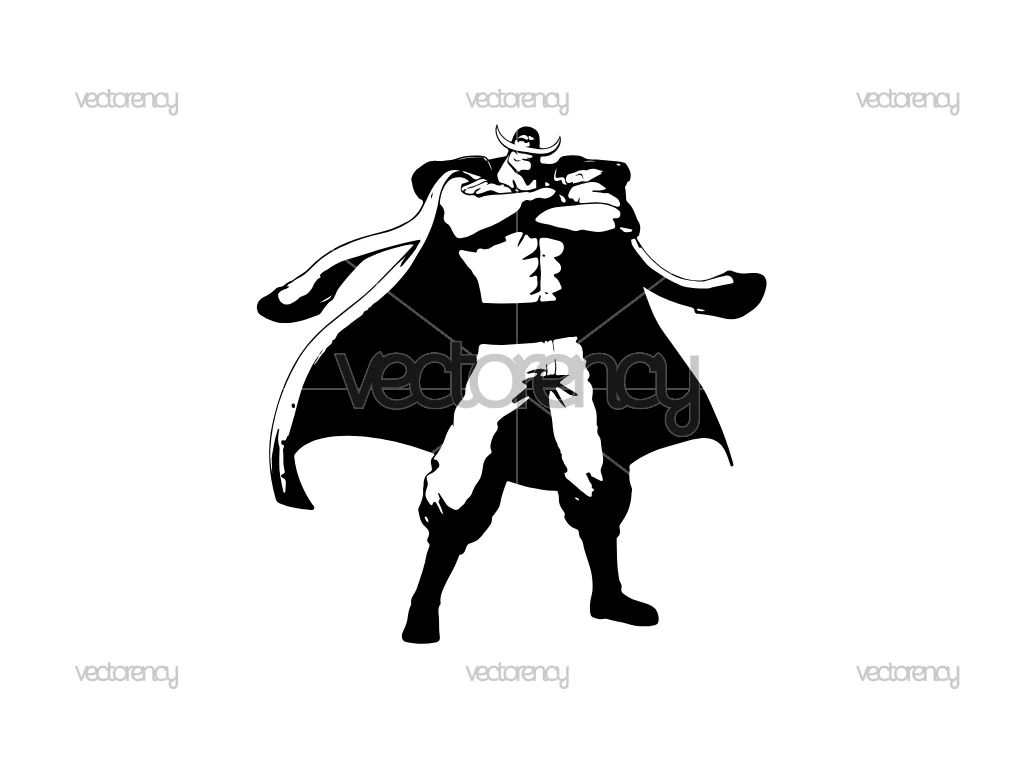 Edward Newgate White Beard One Piece SVG Free