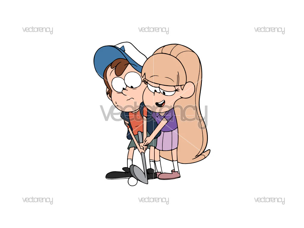 Pacifica Northwest Teach Dipper to Play Golf PNG Vector