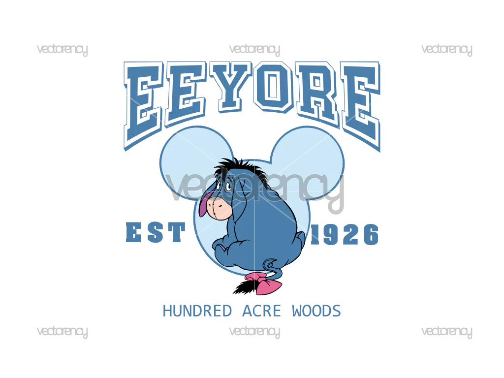 Eeyore Hundred Acre Woods SVG