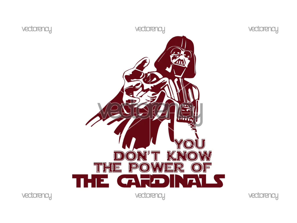 Darth Vader Arizona Cardinals Vector SVG PNG