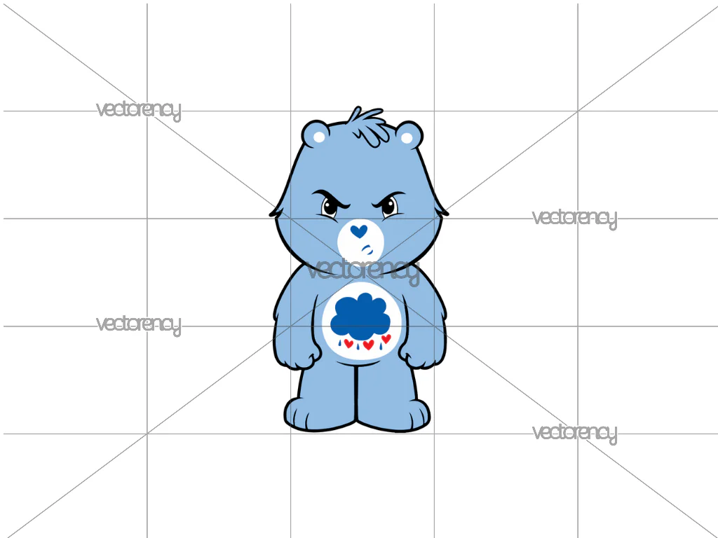 Grumpy Bear SVG