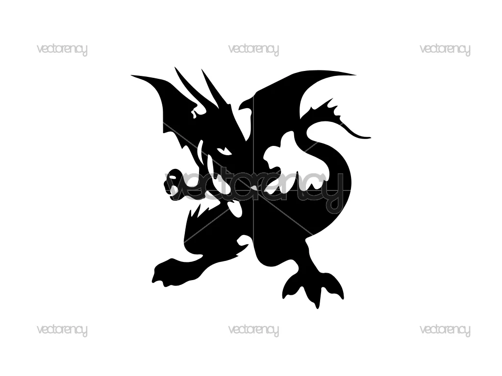 Dragon Vinyl Decal Sticker Vector PNG