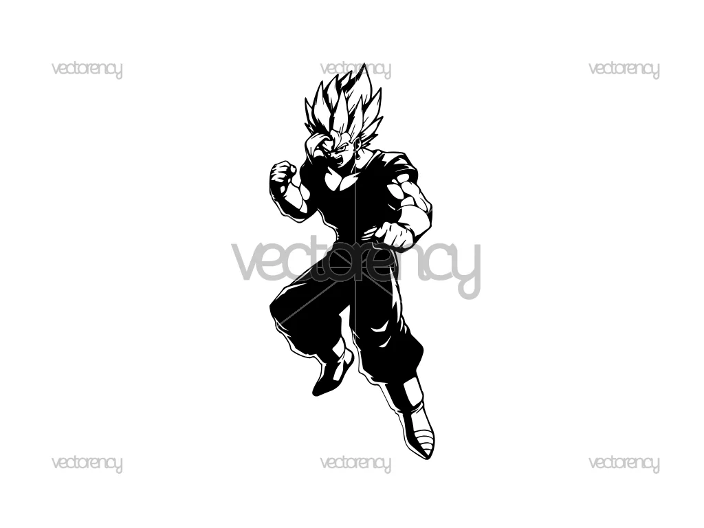 Vegito Dragon Ball Z Super SVG