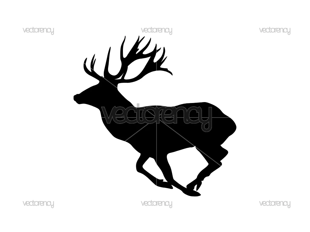 Deer Silhouette PNG SVG