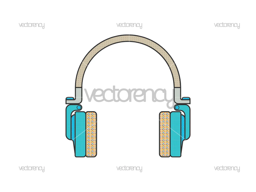 Headphones Vector Design PNG