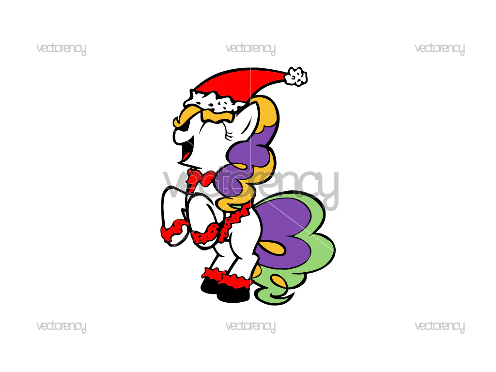 Unicorns Cute Christmas SVG Free
