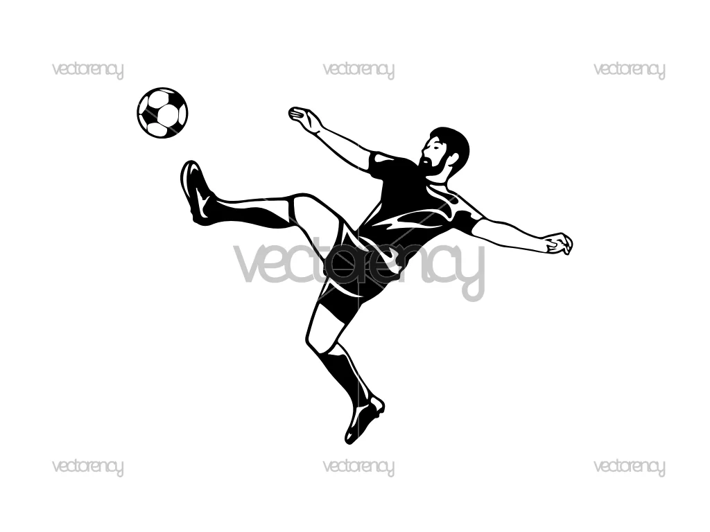 Soccer SVG Silhouette 3