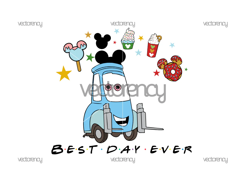 Guido Best Day Ever PNG Mouse Snacks PNG Family Vacation