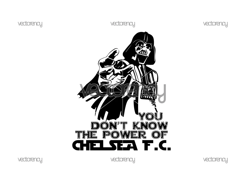 Darth Vader Chelsea FC SVG Vector