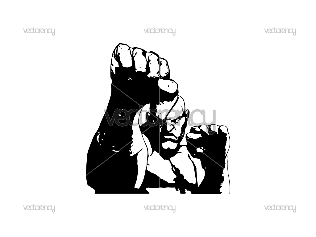 Sagat Street Fighter Decal Sticker for Car Truck Laptop Window PNG